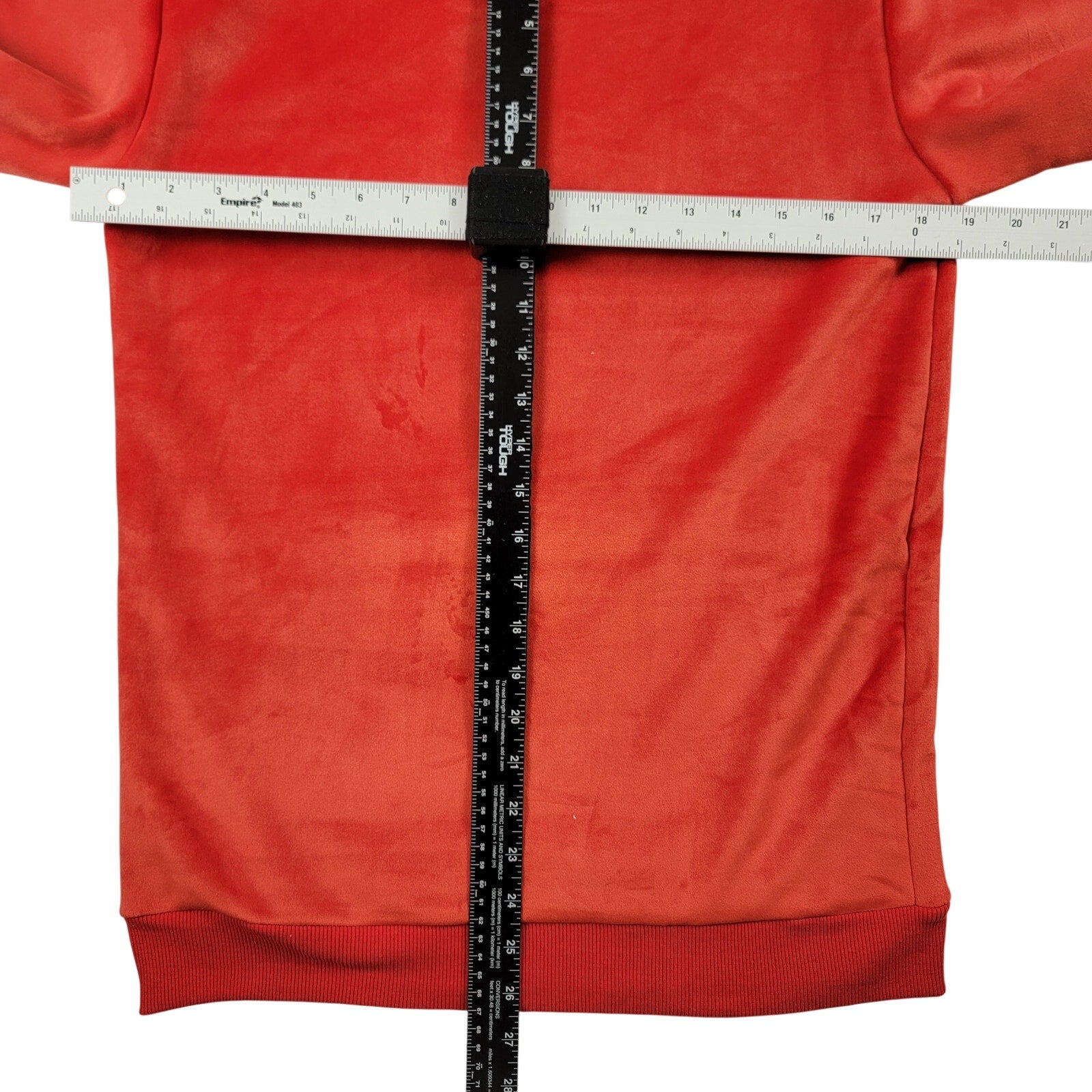The Hideout Clothing Blessed Rich Essence Hoodie Mens Small Red NWT Ltd 350 Made3