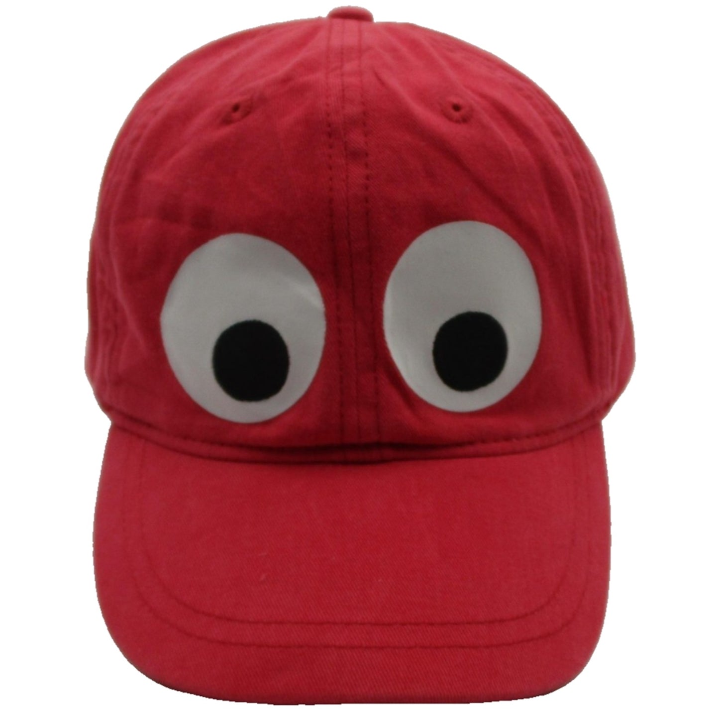 Crewcuts Hat Cap Strap Back Boys L Red Googly Eyes Cartoon Novelty Baseball