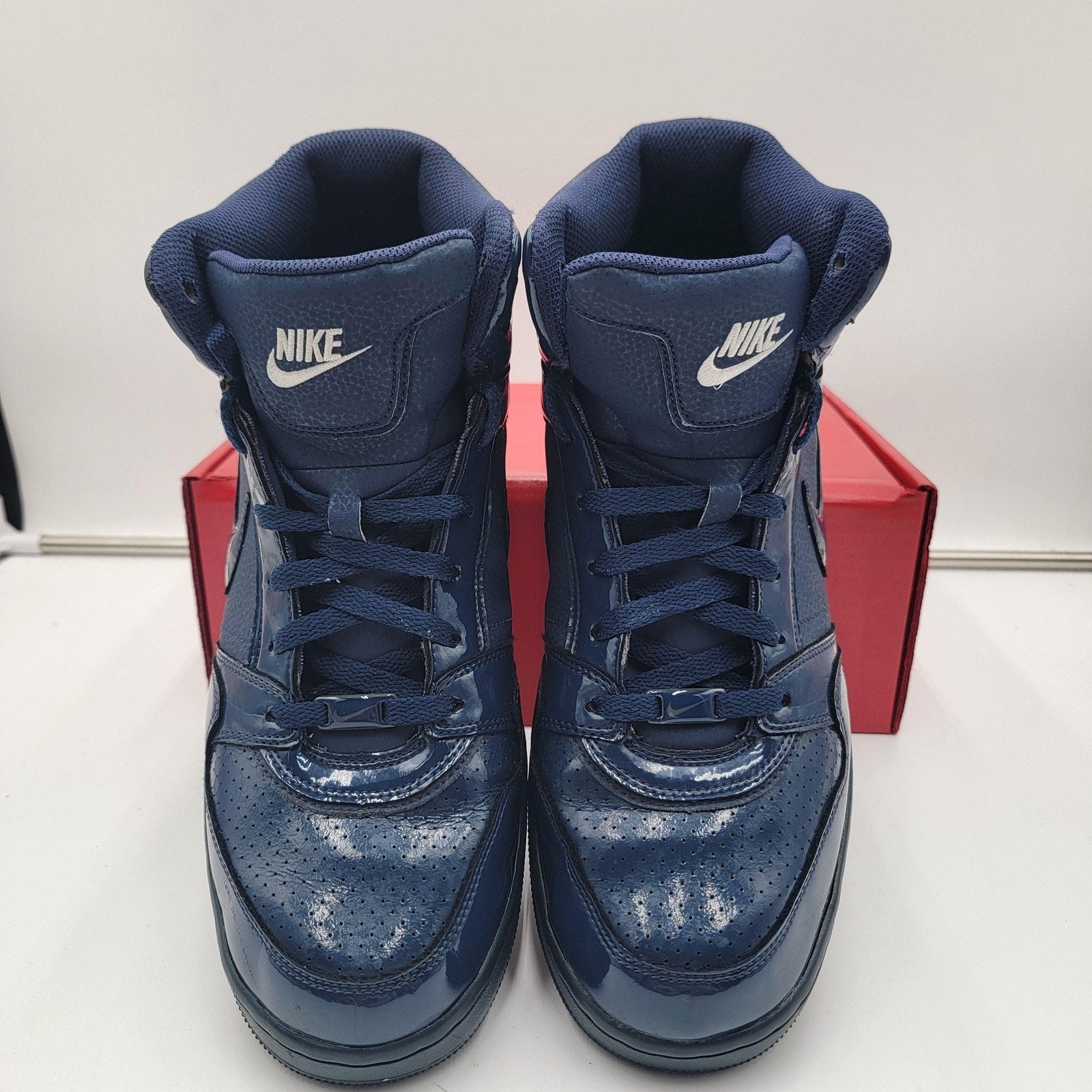 Nike Air Prestige 3 High SI 'Midnight Navy' Mens Sz 13 407036-401 2011 (335)2
