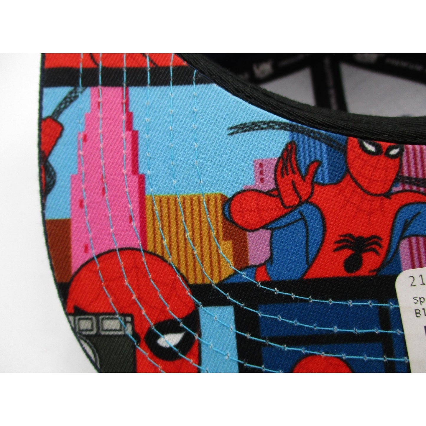 Marvel Spider Man Hat Cap Snap Back Mens One Size Blue Lids Exclusive Comics