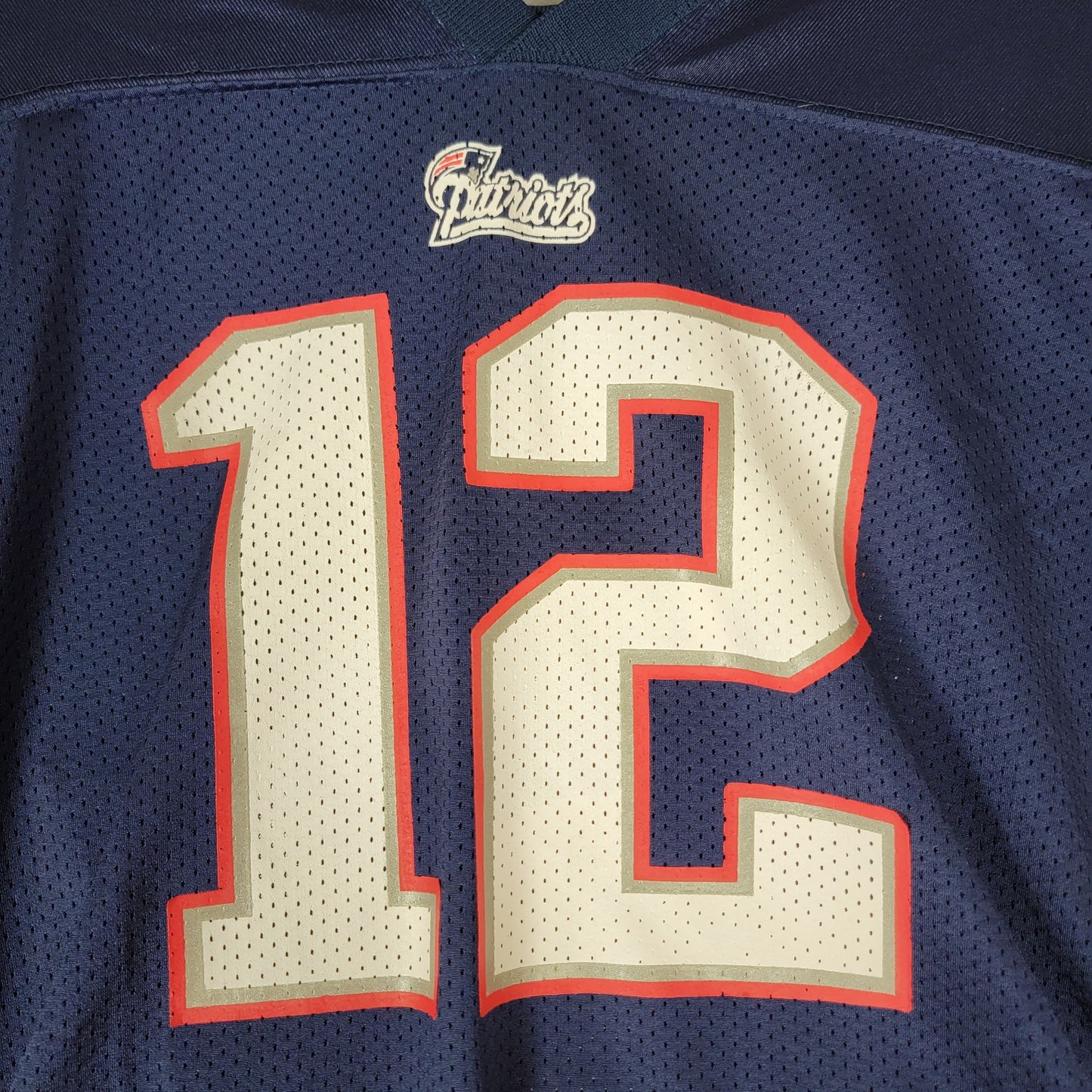 Reebok NFL Tom Brady #12 Patriots Throwback Jersey Youth L 14-16 Preowned2