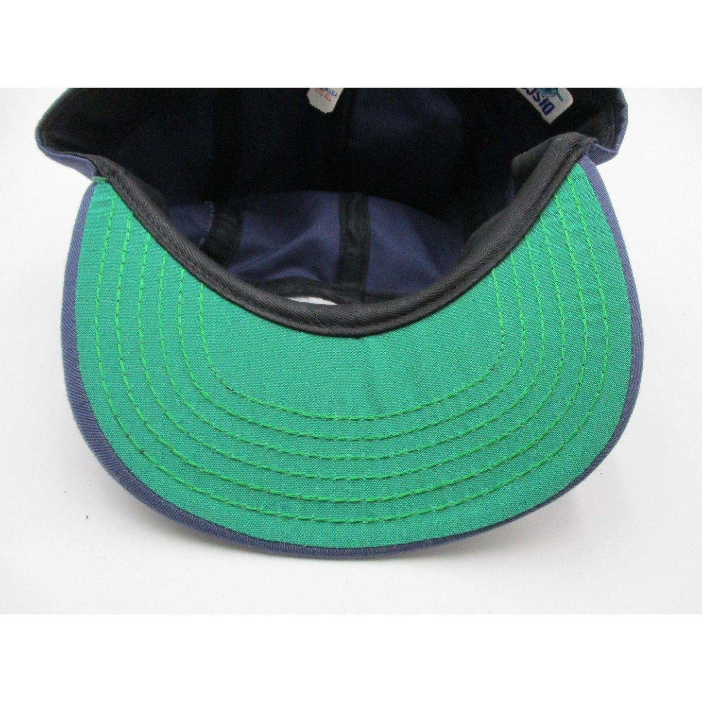 Vintage Discovery Channel Wings Hat Cap Strap Back Mens One Size Blue Usa Nwt