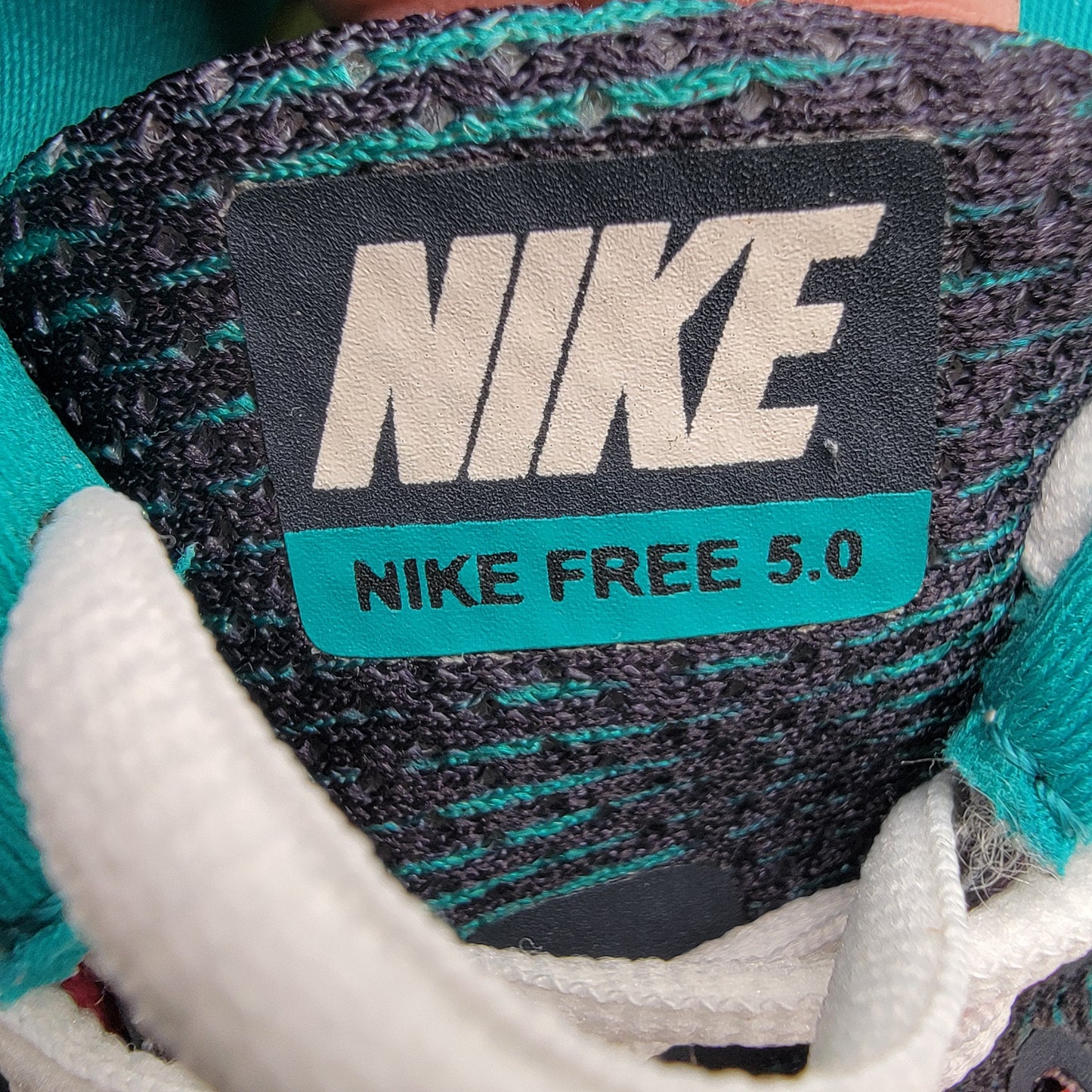Nike Free 5.0 Womens 7.5 Running Shoes Black Teal Pink 749593-401 No Box6