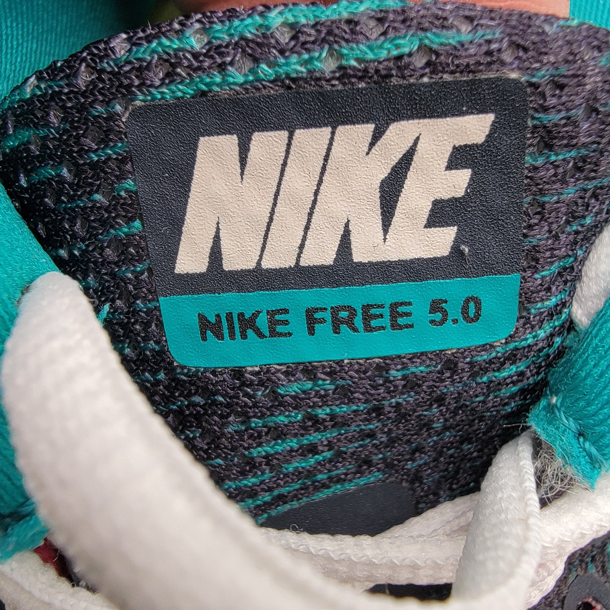 Nike Free 5.0 Womens 7.5 Running Shoes Black Teal Pink 749593-401 No Box6