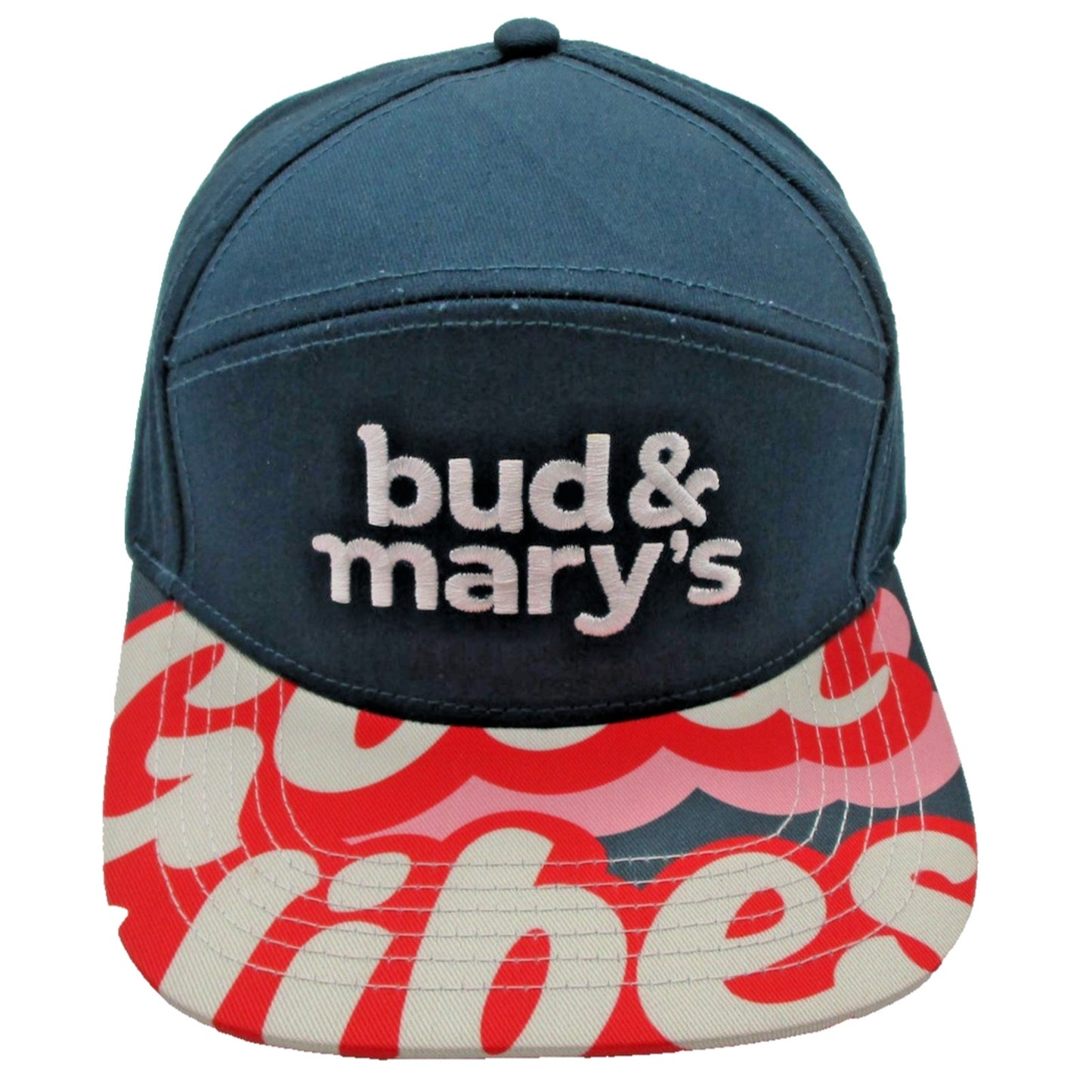 Bud Marys Dispensary Hat Cap Snap Back Mens Osfm Teal Good Vibes Graphic Brim