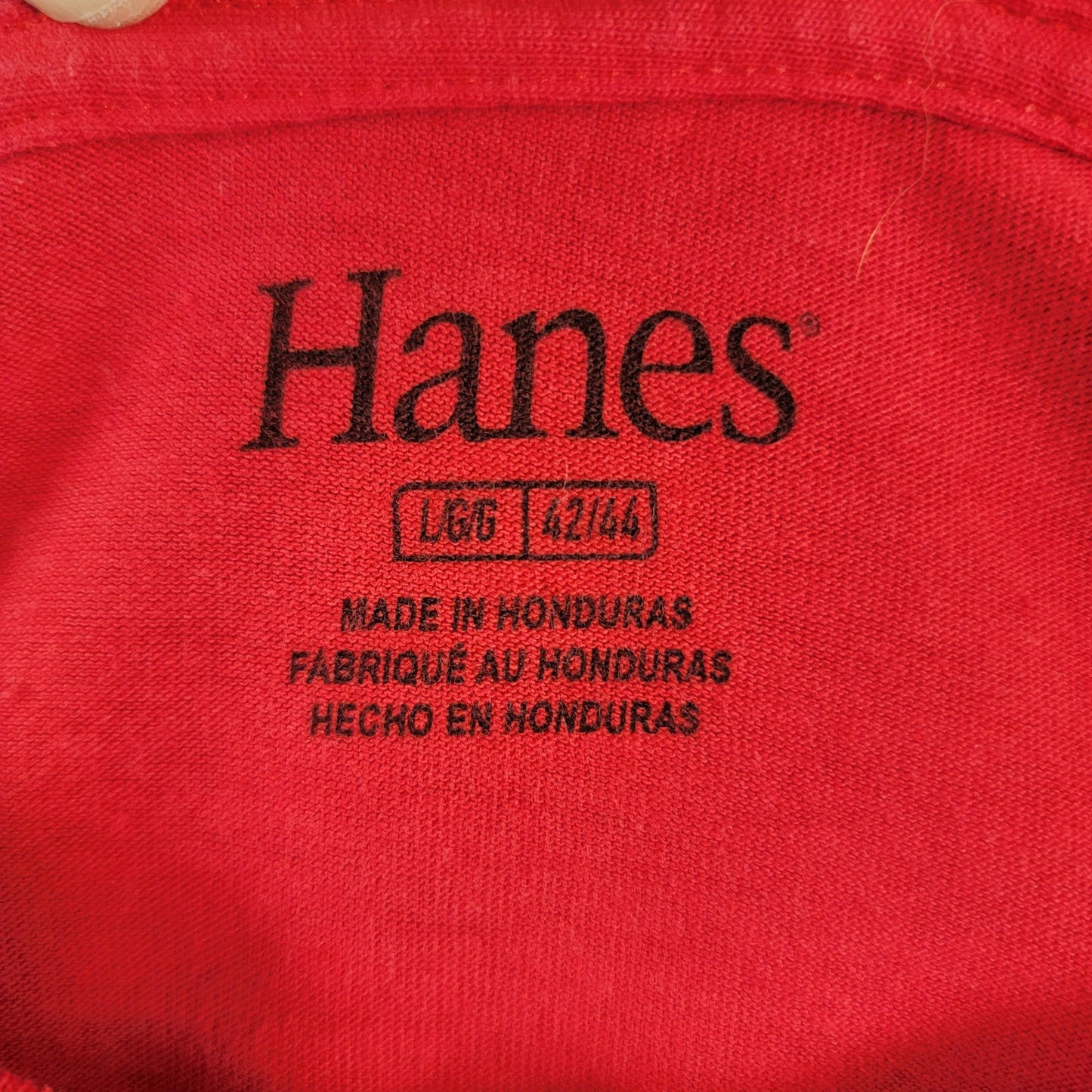 Hanes Maryland Terrapins Long Sleeve T-Shirt Mens Size L Red Turtle Logo