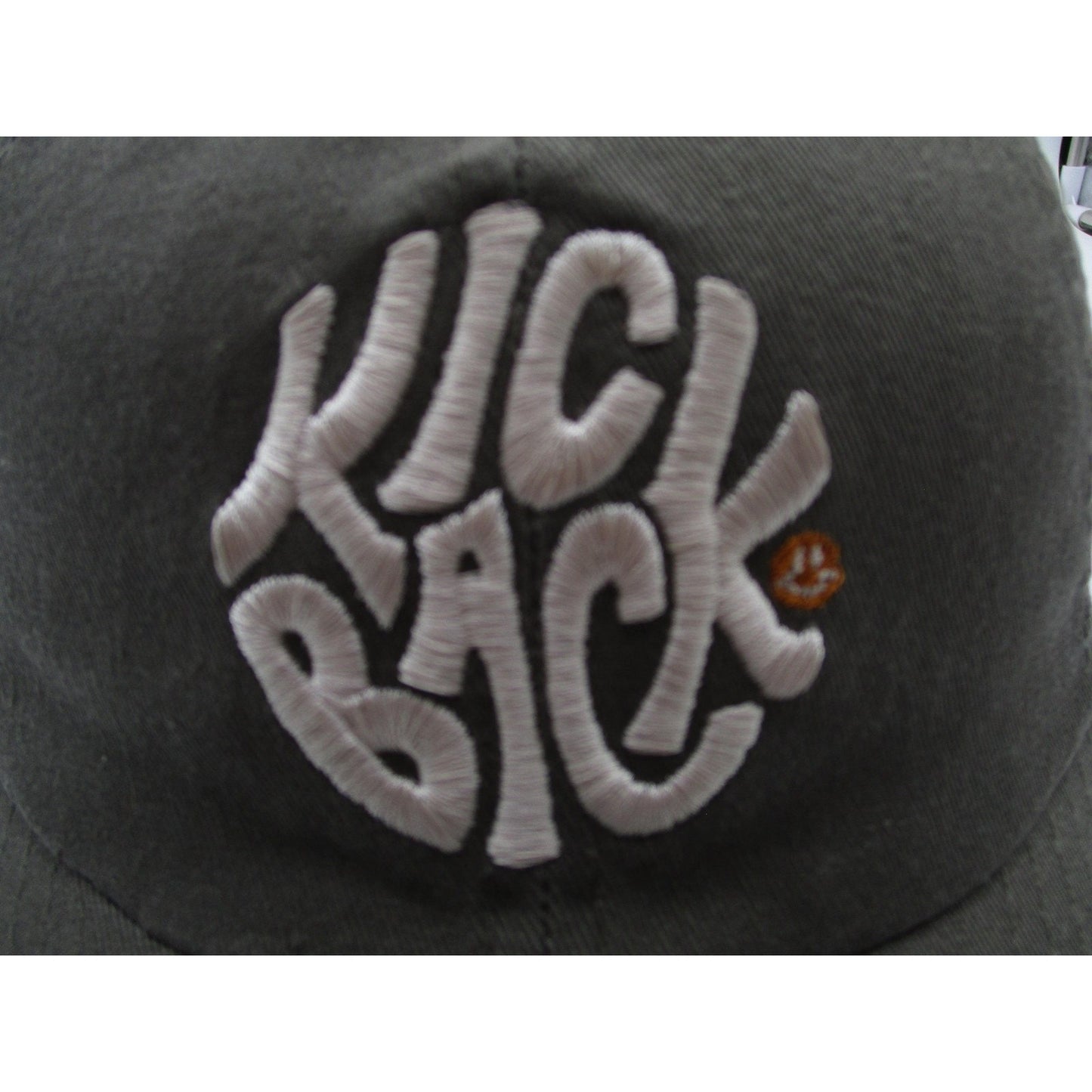 Kick Back Hat Cap Strap Back Mens One Size Green Embroidered Dad Baseball Twill