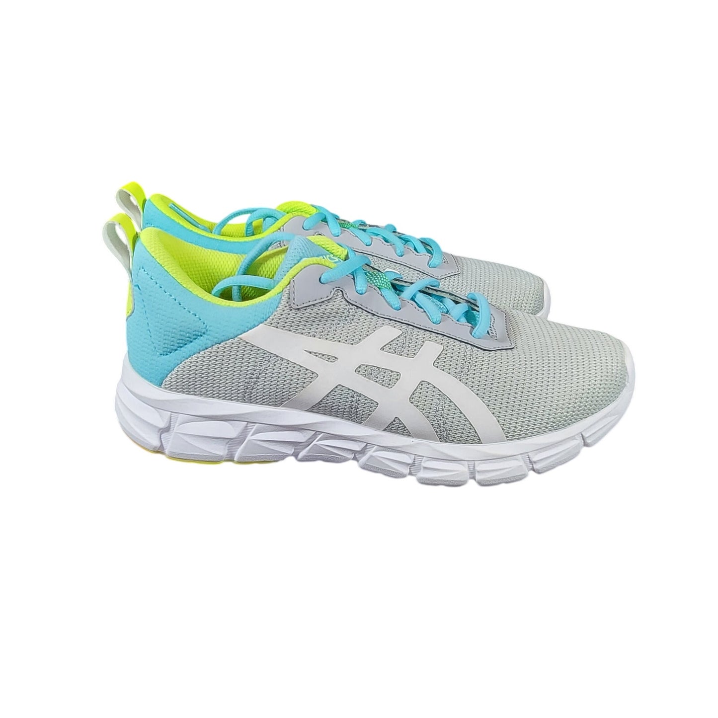 ASICS Gel-Quantum Lyte Kids Lace 1024A026 Sz 4 Sample NWOT Gray/Teal3
