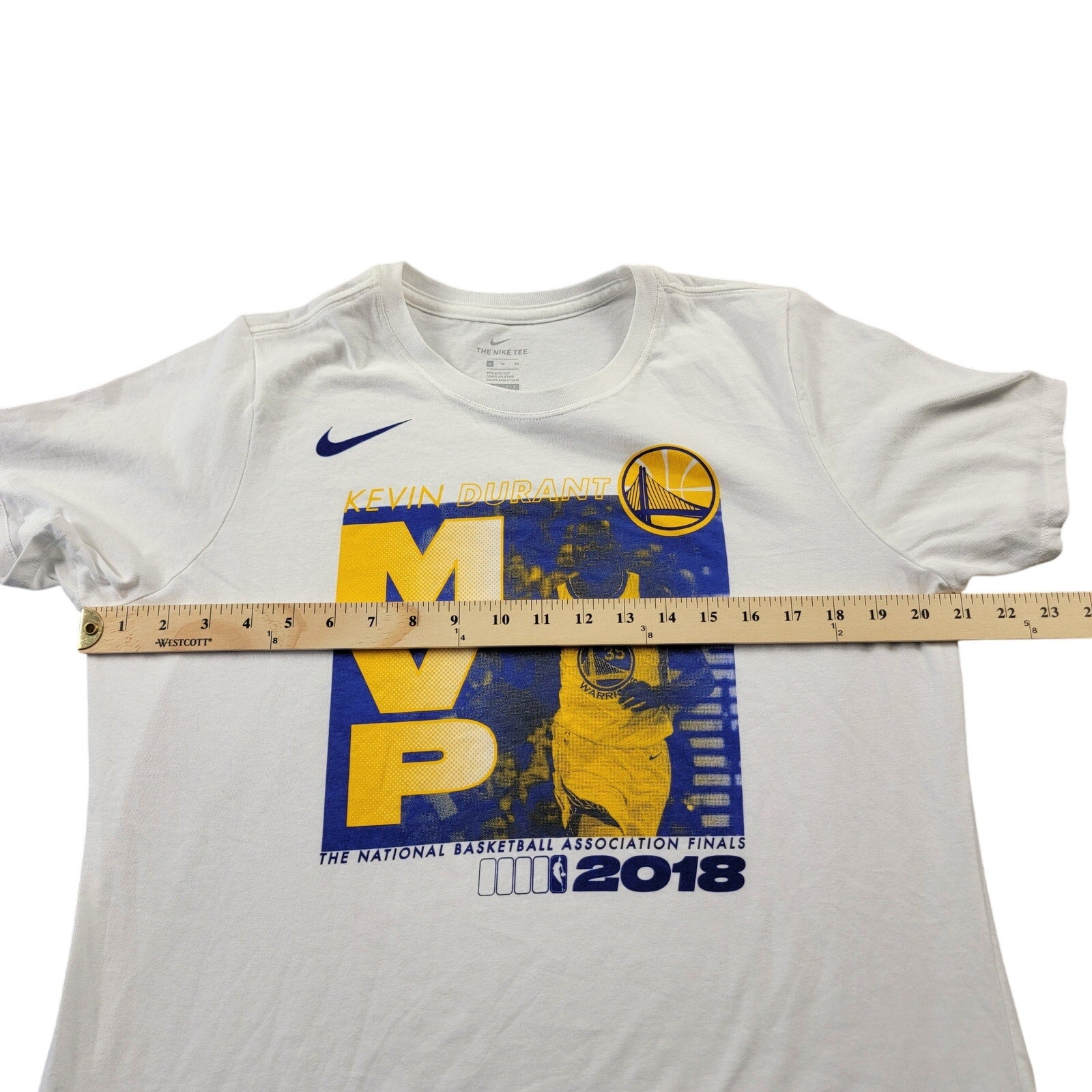 Nike Kevin Durant Golden State Warriors 2018 NBA Finals MVP Tee Shirt XL NWOT6