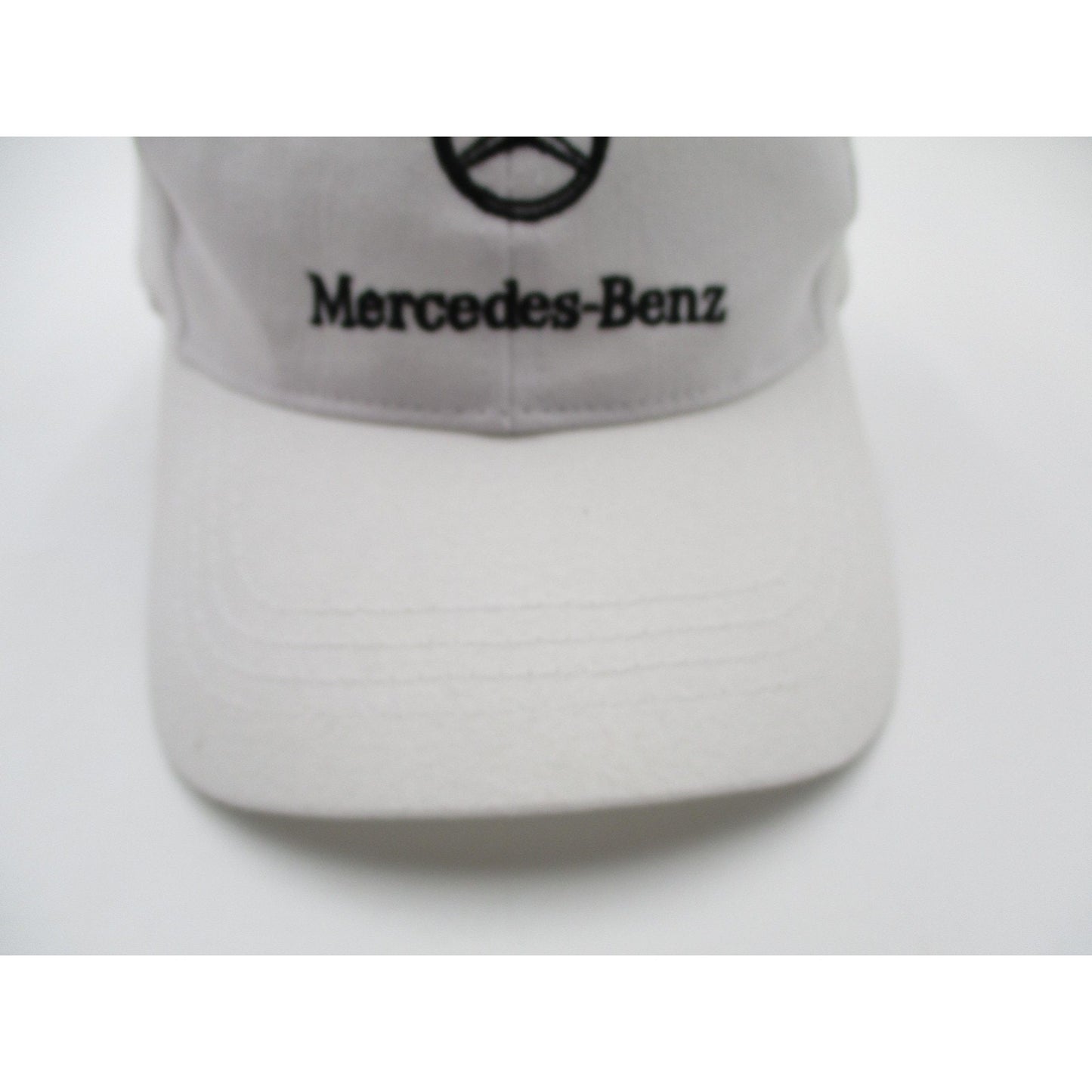 Mercedes Benz Hat Cap Strap Back Mens One Size White Embroidered Cap America