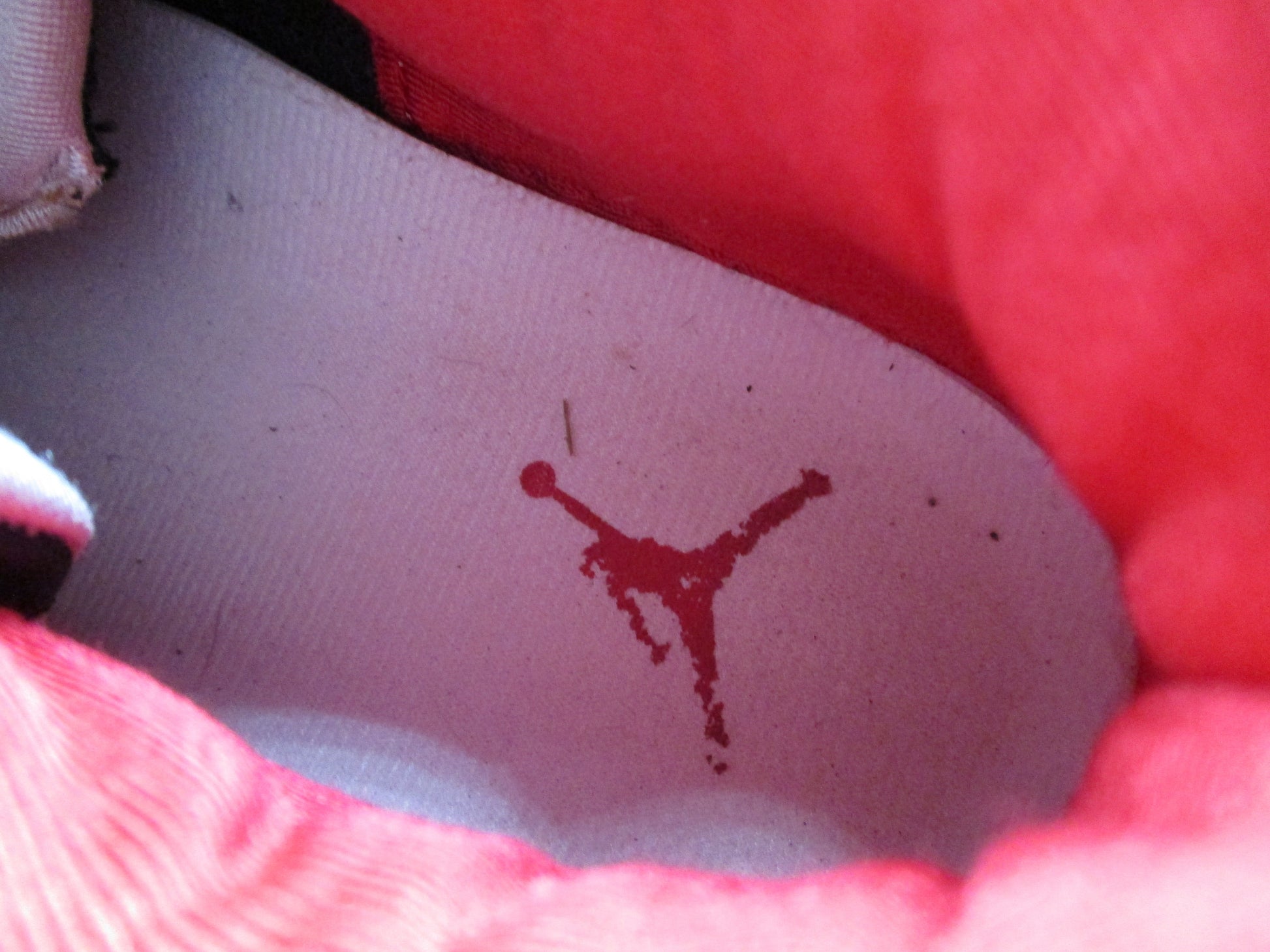*CRACKING PEELING* Air Jordan Fusion 9 AJF9 White Black Red Mens 13 2007 1I322