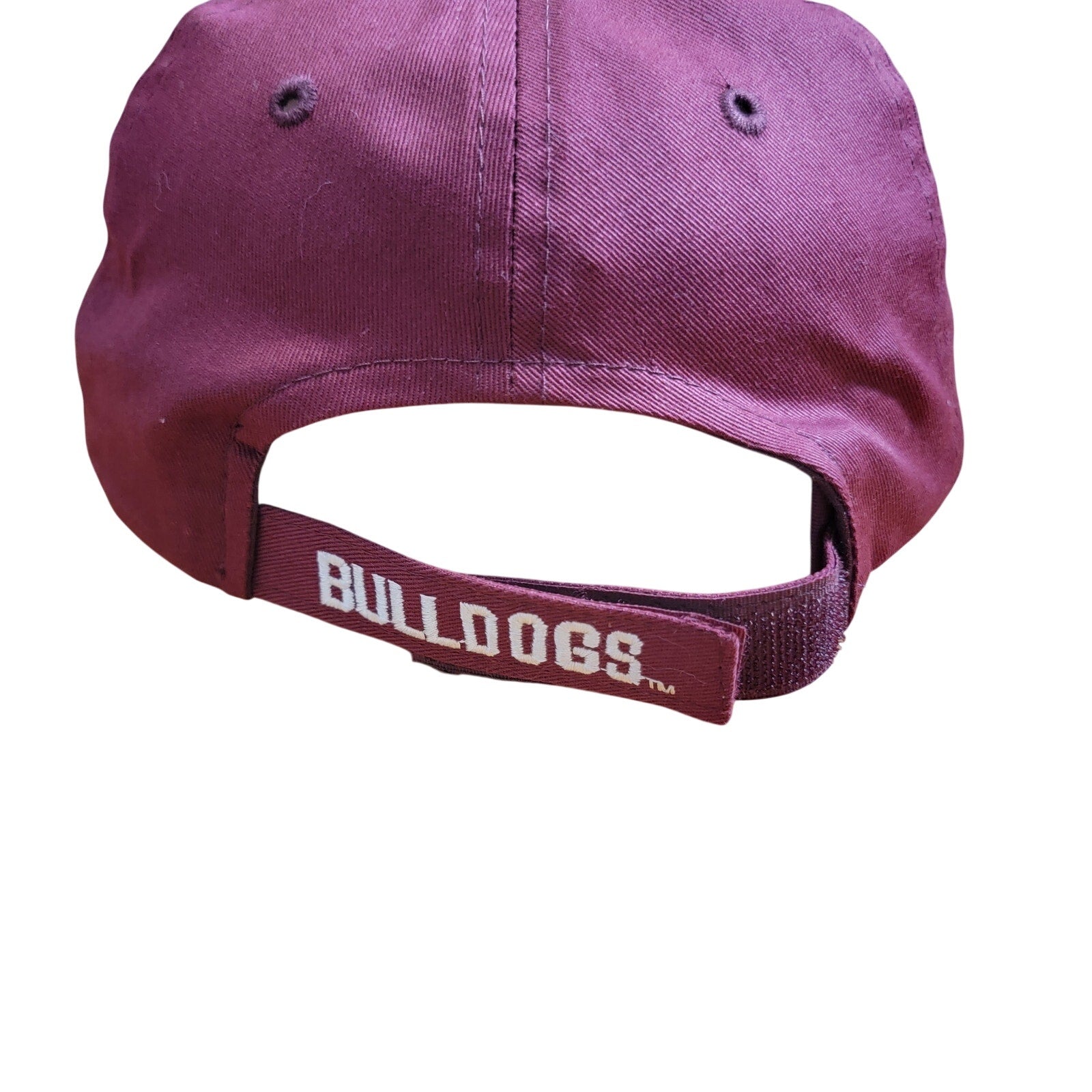 Mississippi State Bulldogs dark red strapped back ball cap, pre-owned3