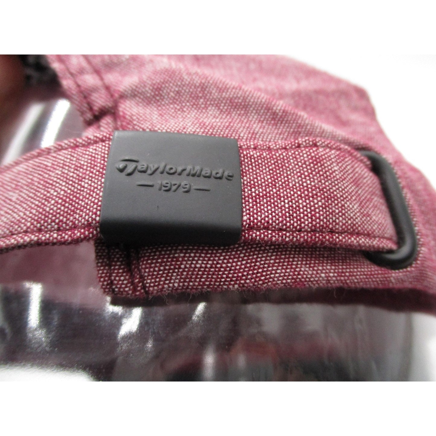 Taylormade Hat Cap Strap Back Mens One Size Red Lightweight Golf Embroidered