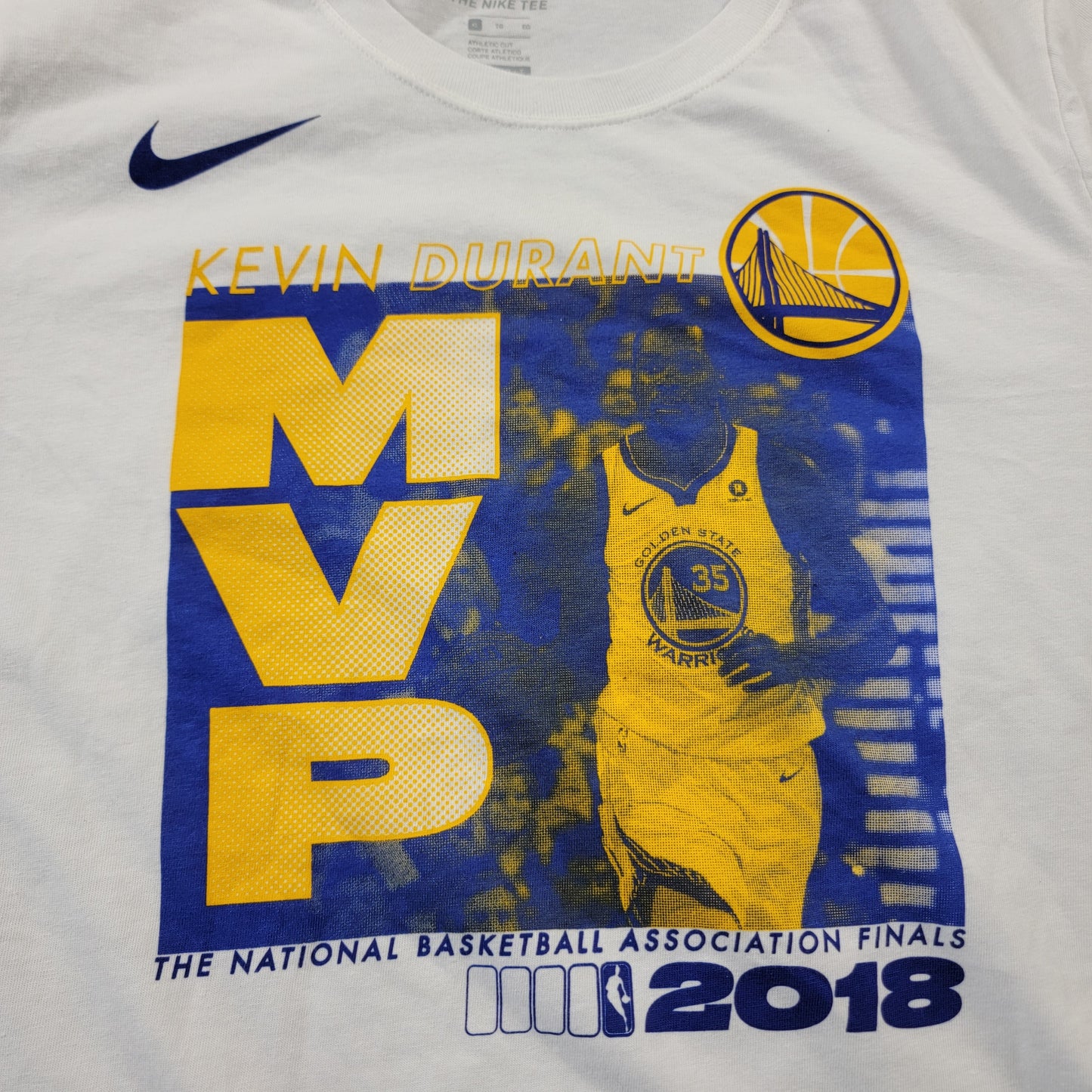 Nike Kevin Durant Golden State Warriors 2018 NBA Finals MVP Tee Shirt XL NWOT1