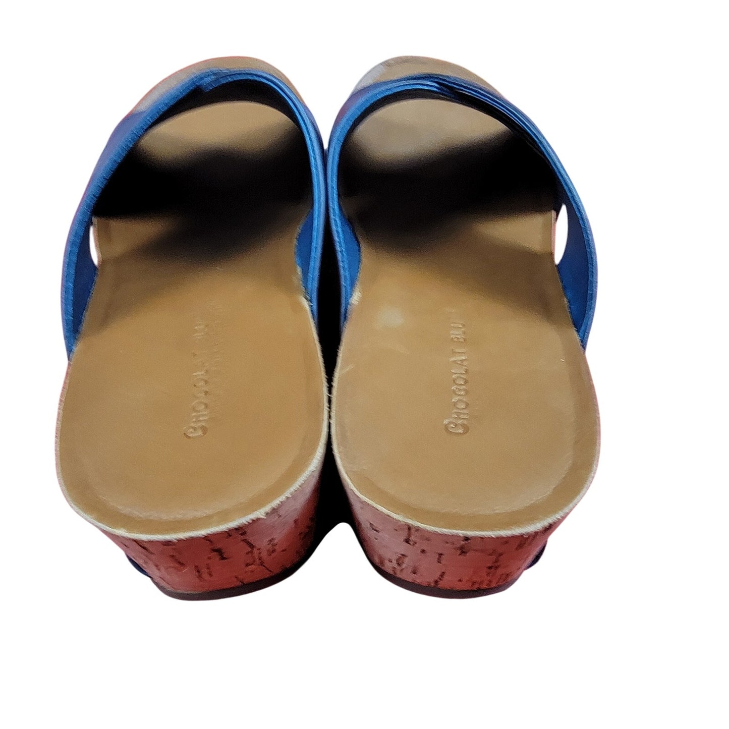 Chocolat Blu Wedge new in the box. Navy Size 7.5.2