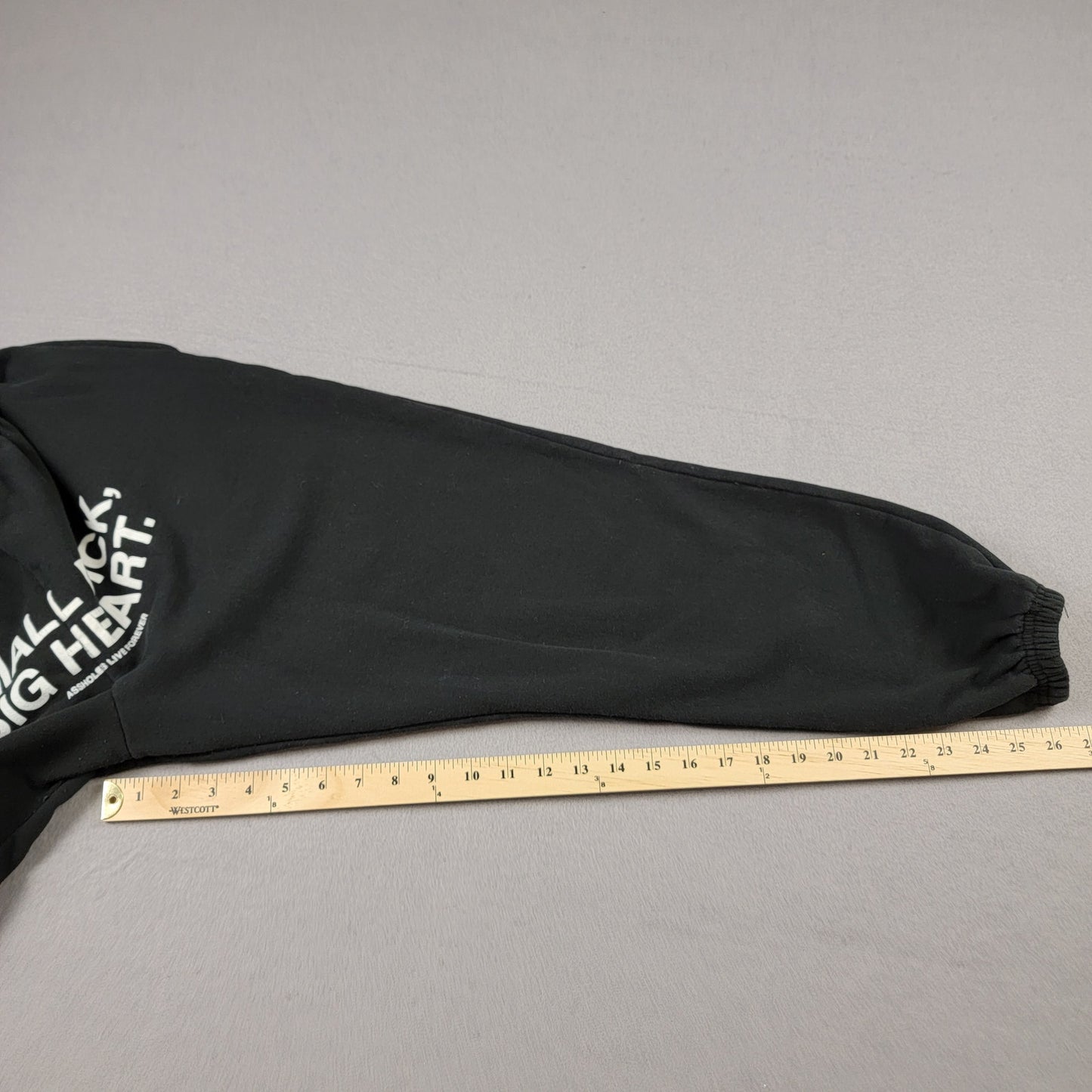 Assholes Live Forever Graphic Sweatpants | Size Small | Black | Humor Streetwear | Pre-Owned