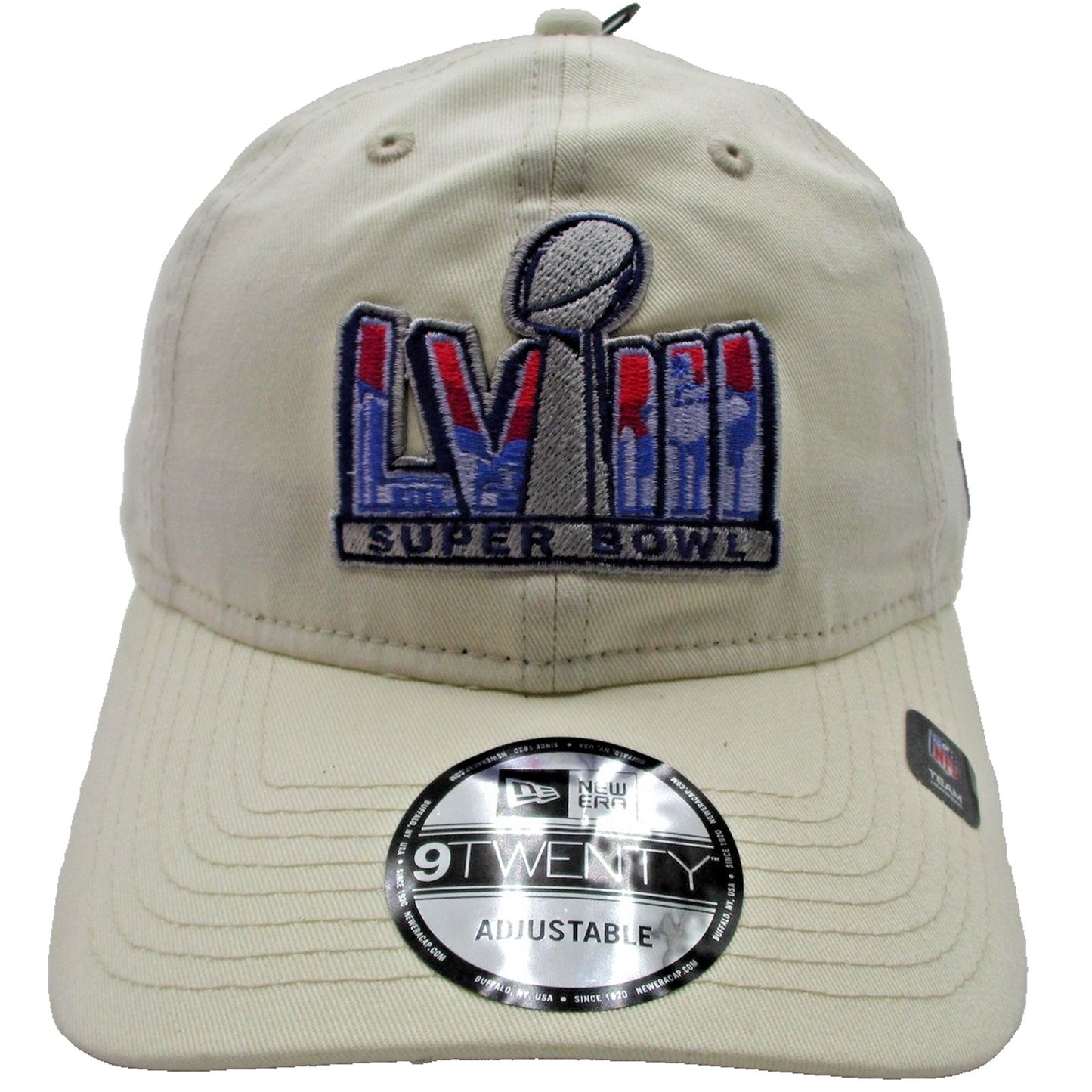 Super Bowl Lviii Hat Cap Strap Back One Size Beige Nfl Football New Era Mens Nwt